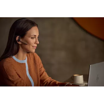 HP Poly Voyager Legend 50-M Bezvadu Austiņas UC, Birojs/Zvanu centrs, Melnas