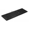 Vadu tastatūra HP 125 G2 — kompakts pilnizmēra izkārtojums ar USB savienojumu