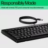 Vadu tastatūra HP 125 G2 — kompakts pilnizmēra izkārtojums ar USB savienojumu