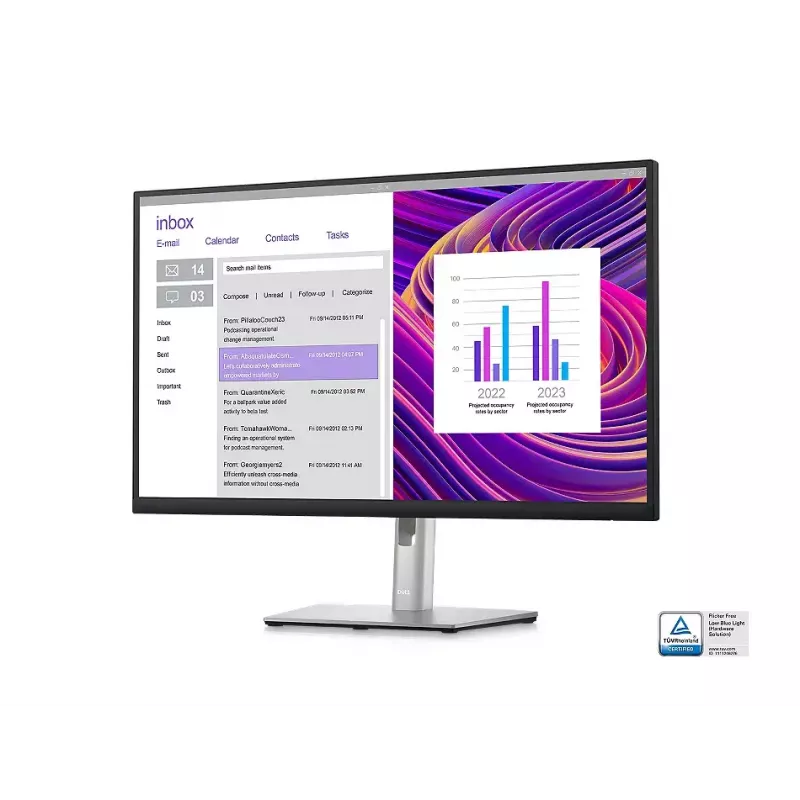 Dell P2723DE 27 inch LCD Quad HD 2560x1440 monitors