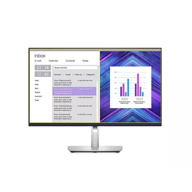 Dell P2723DE 27 inch LCD Quad HD 2560x1440 monitors