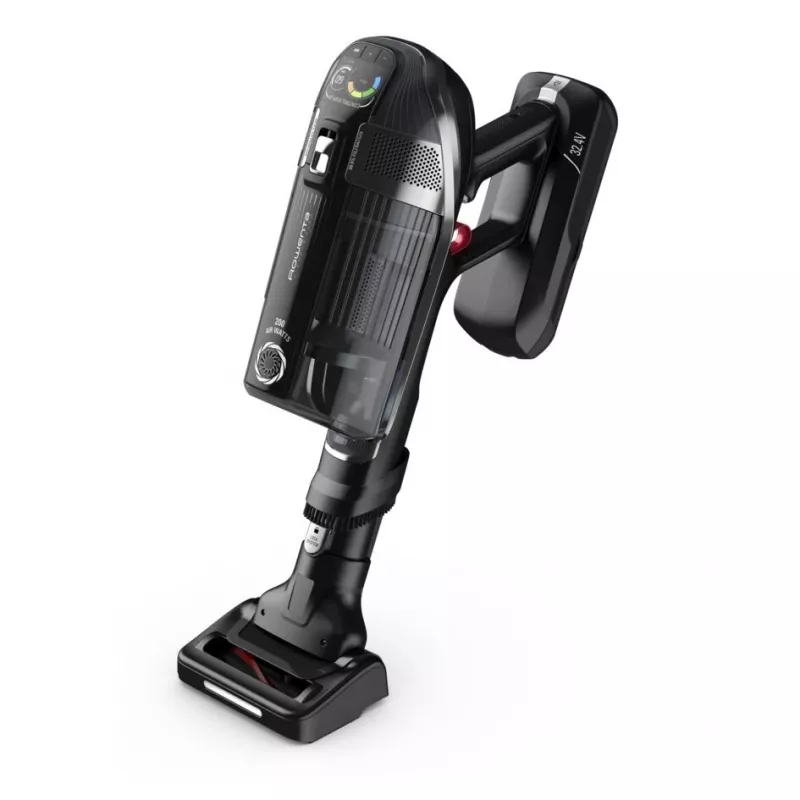 Rowenta X-Force RH9958 2-in-1 putekļsūcējs stienis, bezmaiss, 0.9 L, Melns, Pelēks