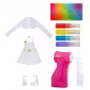 Rainbow High Air Brush & Create modes lelle - Pelēkas acis