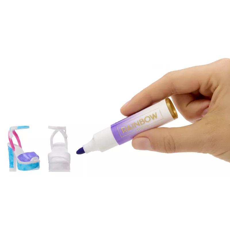 Rainbow High Air Brush & Create modes lelle - Pelēkas acis