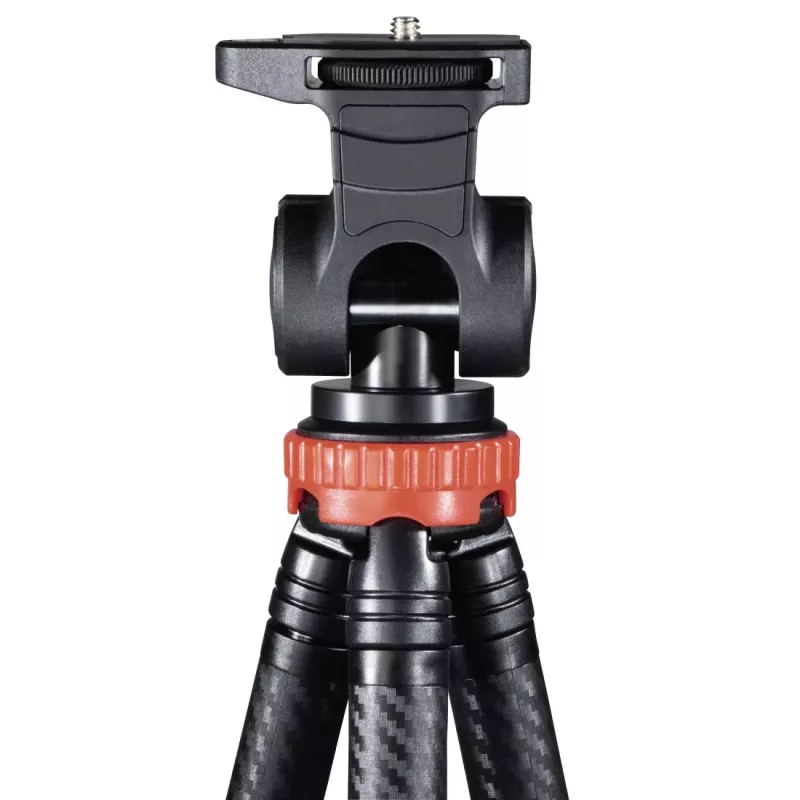 Hama Traveller Pro statīvs viedtālrunim/action kamerai 3 kājas Melns, Sarkans