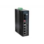 LevelOne IES-0600 6-Portu Gigabit Industriālais Slēdzis, 1 x SFP, 1 x SFP/RJ45 Combo, -40°C līdz 75°C, DIN-Sliede