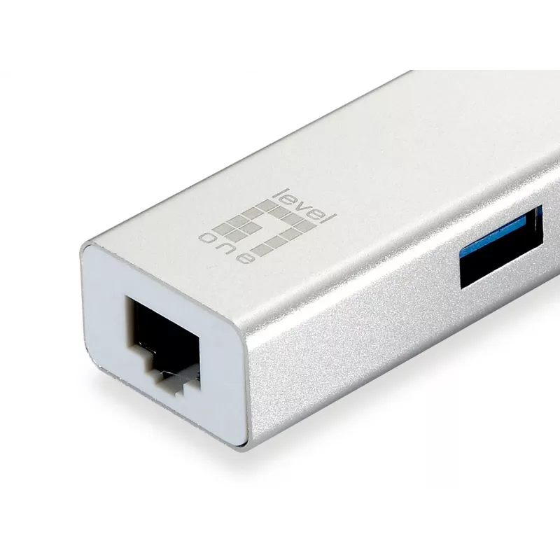LevelOne USB-0503 Gigabit tīkla adapteris ar USB 3.0 centrmezglu