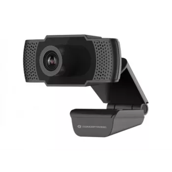 Conceptronic AMDIS 1080P Full HD tīmekļa kamera ar mikrofonu, 2 MP, 1920 x 1080 pikseļi, 30 kadri/s