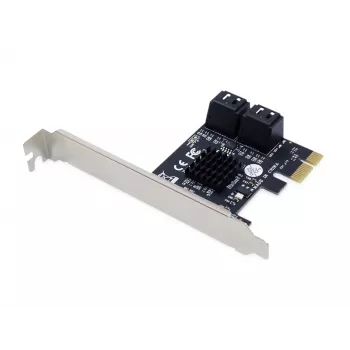 Conceptronic EMRICK 4-Portu SATA PCIe Adapteris ar SATA Kabeļiem