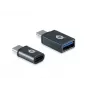 Conceptronic DONN04G USB-C uz USB A/MicroB OTG adapteris 2 gab., 10Gbps (C-A), 480Mbps (C-MicroUSB)