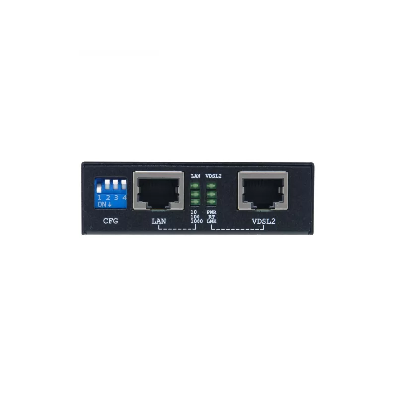 LevelOne VDSL2 pagarinātājs Gigabit Ethernet, 1000 Mbit/s, melns