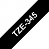 Laminēta lente Brother TZe345 18mm balts uz melna