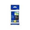 Laminēta lente Brother TZe345 18mm balts uz melna