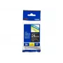 Lentes kasetne Brother TZe355 24mm Balts uz Melna