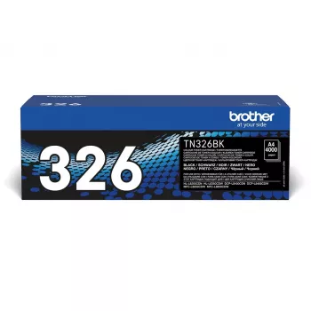 Brother TN-326BK tonera kasetne, melna, 4000 lappuses