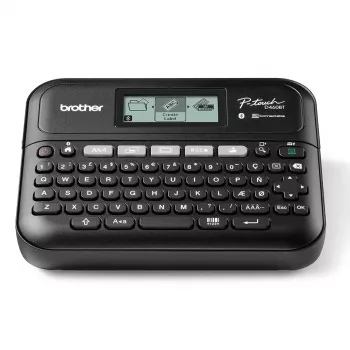 Brother PT-D460BTVP lentes printeris, termopārnese, 180×180 DPI, 30 mm/s, vads un Bluetooth, QWERTY, TZe lente
