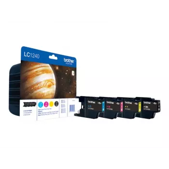 Brother LC1240VALBPDR Printer Consumable Black – 4 krāsu komplekts (melnā, ciāna, fuksīna, dzeltenā) 600 lpp