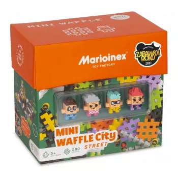 Būvniecības komplekts Marioinex Waffle mini Blocks - Iela, 280 gab.