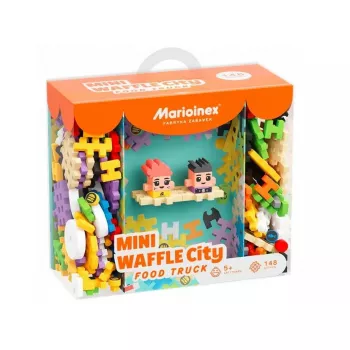 Būvēšanas komplekts Marioinex Bloki Waffle mini Food Truck 904244 krāsains būvkomplekts