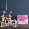 Būvēšanas komplekts Marioinex Waffle Mini Blocks Princese — 280 gab., daudzkrāsains, kastē, vecumam 6+