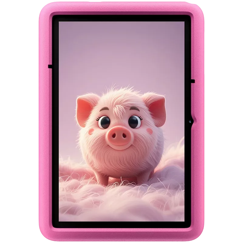 Blackview Tab A6 Kids, planšetdators, 10.1 collu 800x1280 HD+ IPS, A523 astoņkodolu 1.8GHz, 4GB + 128GB, 5100mAh, WiFi, 5MP priekšējā/8MP aizmugurējā kamera, Android 14, rozā