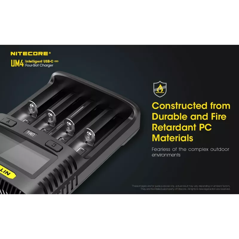 Nitecore UM4 bateriju lādētājs