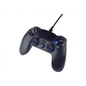 Spēļu kontrolieris Gembird JPD-PS4U-01 Melns USB