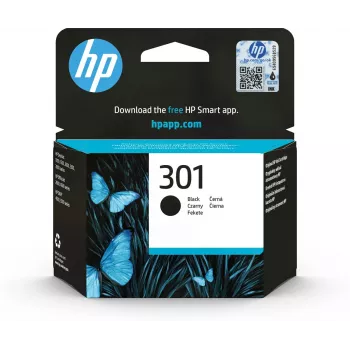 HP 301 oriģinālā melnā tintes kasetne
