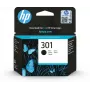 HP 301 oriģinālā melnā tintes kasetne standarta ietilpība 3 ml