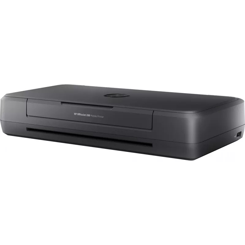 HP Officejet 200 Mobile Printer - pārnēsājams tintes printeris A4, 20 lpp/min melnbalts, 19 lpp/min krāsains, 50 loksnes, USB, Wi-Fi