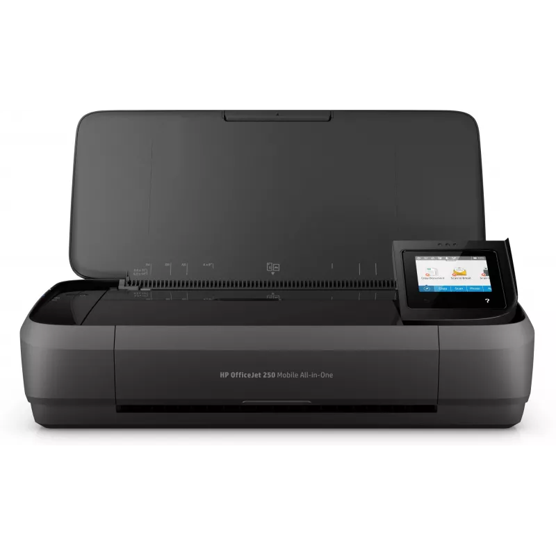 HP Officejet 250 Mobile All-in-One MFP krāsu tintes A4 8lpp/min Kopēšana 10lpp/min Druka 50lapas USB Wi-Fi