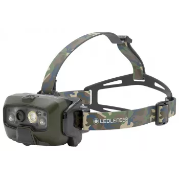 Ledlenser HF8R Core RGB Camouflage - Galvaslampa LED, zaļa