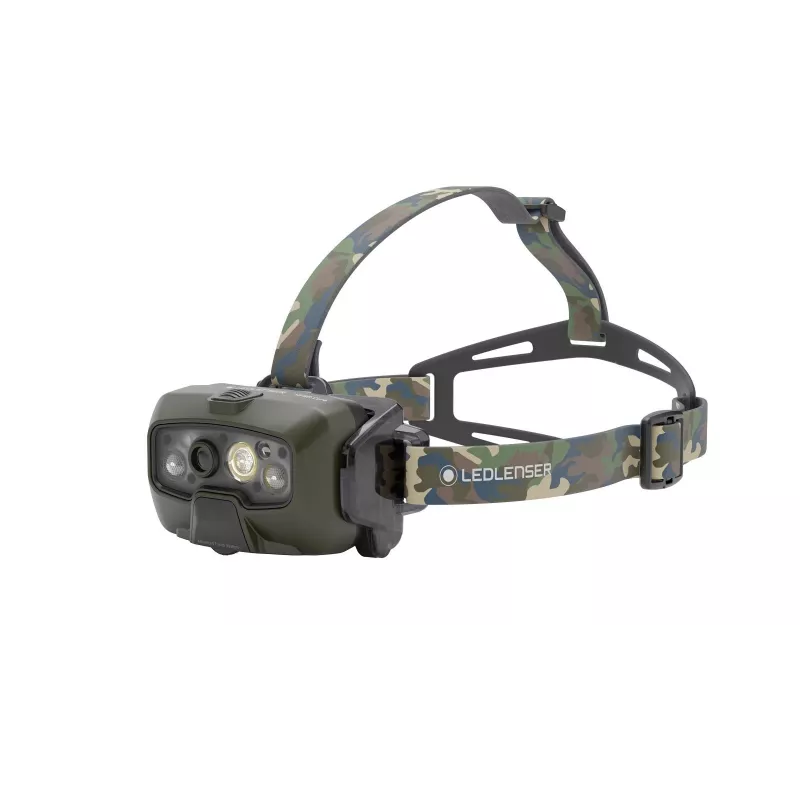 Ledlenser HF8R Core RGB Camouflage - Galvaslampa LED, zaļa