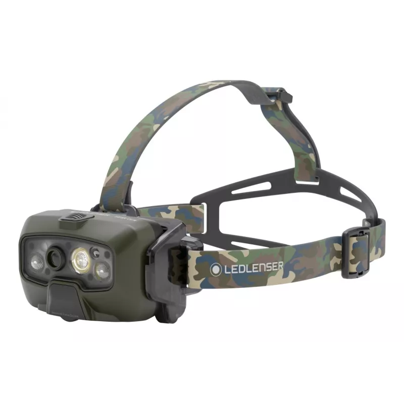 Ledlenser HF8R Core RGB Camouflage - Galvaslampa LED, zaļa