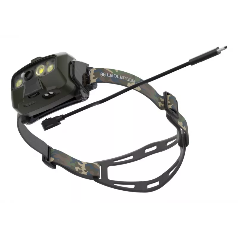 Ledlenser HF8R Core RGB Camouflage - Galvaslampa LED, zaļa