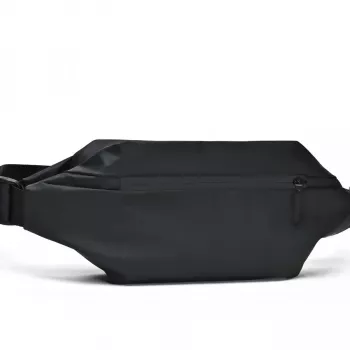 Vidukļa soma Xiaomi Sports Fanny Pack Fabric Leatherette Black 2.25L Unisex
