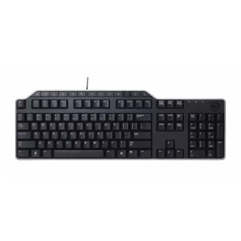 DELL KB522 tastatūra USB QWERTY US International melna