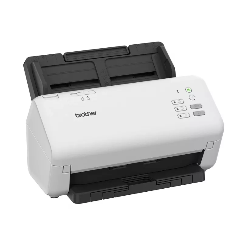 ADF skeneris Brother ADS-4300N — A4, 600 x 600 DPI, abpusējs, 80-lapu ADF, Dual CIS, LED (Melns/Balts)