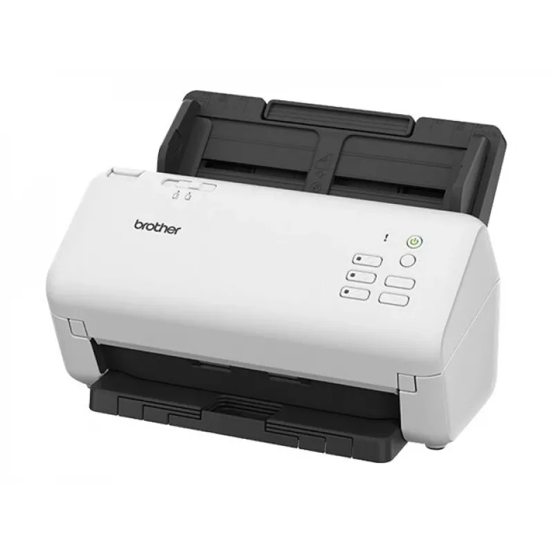 ADF skeneris Brother ADS-4300N — A4, 600 x 600 DPI, abpusējs, 80-lapu ADF, Dual CIS, LED (Melns/Balts)