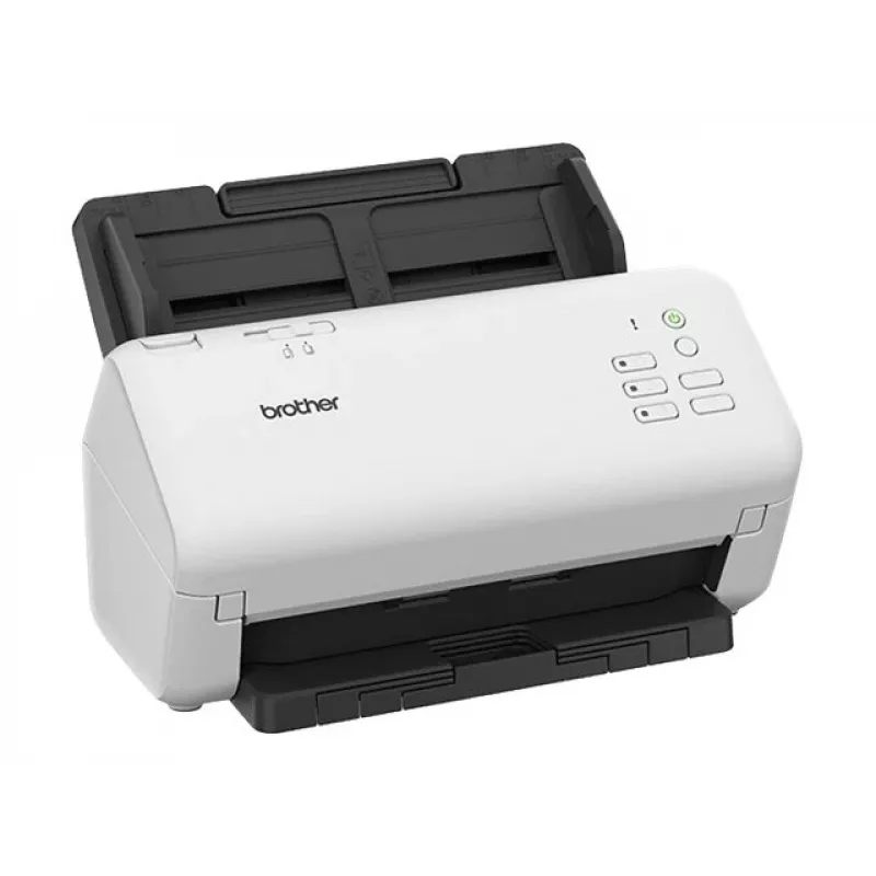 ADF skeneris Brother ADS-4300N — A4, 600 x 600 DPI, abpusējs, 80-lapu ADF, Dual CIS, LED (Melns/Balts)