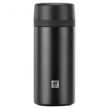 Vakuuma pudele ZWILLING THERMO 0.42 L, nerūsējošais tērauds, melna, 7 h karsts / 10 h auksts