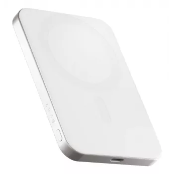 ZENS Pro 1 Slim 5000 mAh Bezvadu lādētājs Balts