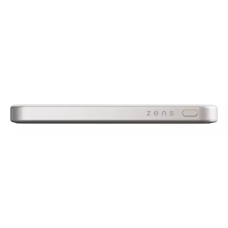 ZENS Pro 1 Slim 5000 mAh Bezvadu lādētājs Balts