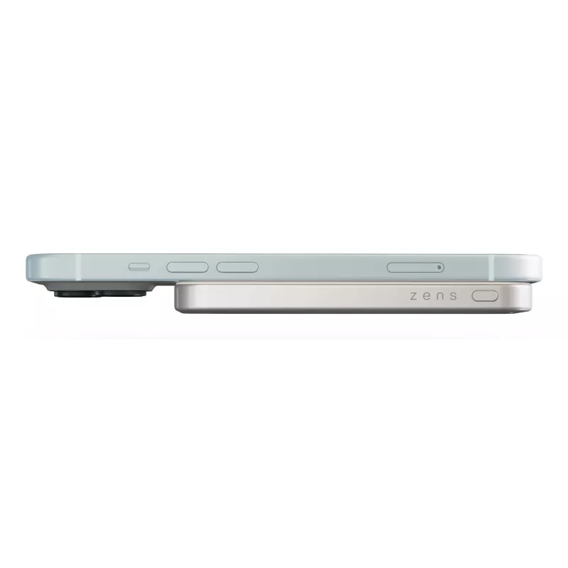 ZENS Pro 1 Slim 5000 mAh Bezvadu lādētājs Balts