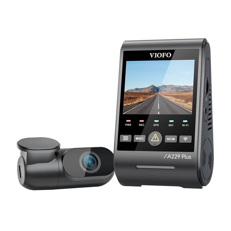 Auto reģistrators VIOFO A229 PLUS 2CH 2K + 2K WiFi GPS A229 PLUS 2CH-G