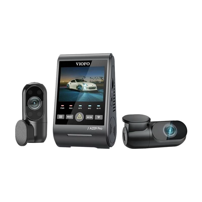 Auto reģistrators VIOFO A229 PRO 3CH 4K + 2K + 1080P WiFi GPS