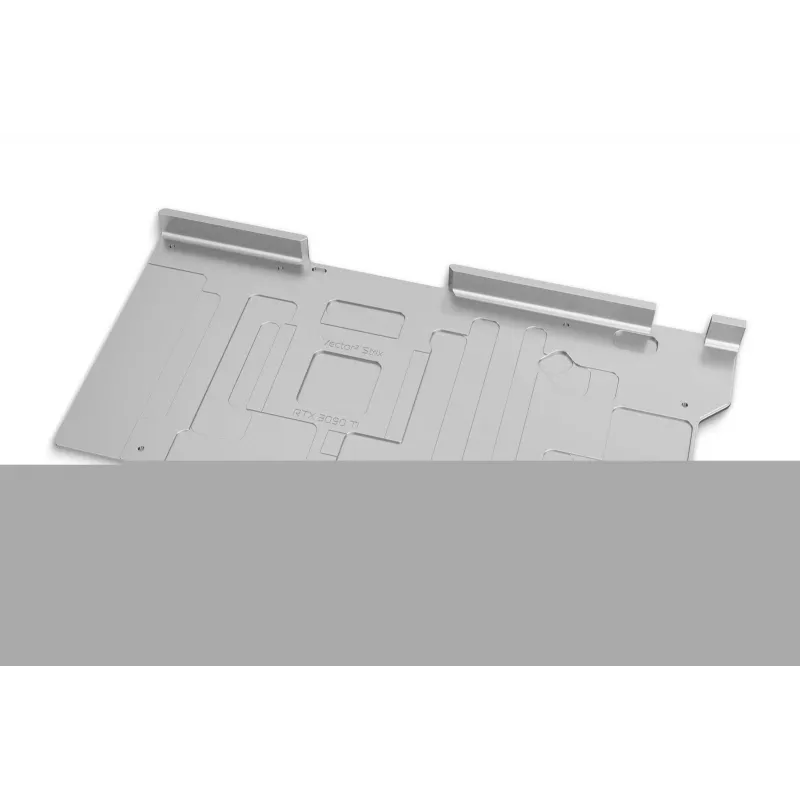 EK Water Blocks EK-Quantum Vector² Strix/TUF RTX 3090 Ti aizmugures plāksne, niķeļa