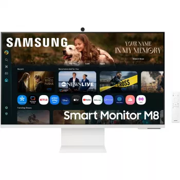 LCD monitors SAMSUNG LS32FM801UUXDU 32 inch Smart 4K VA balts