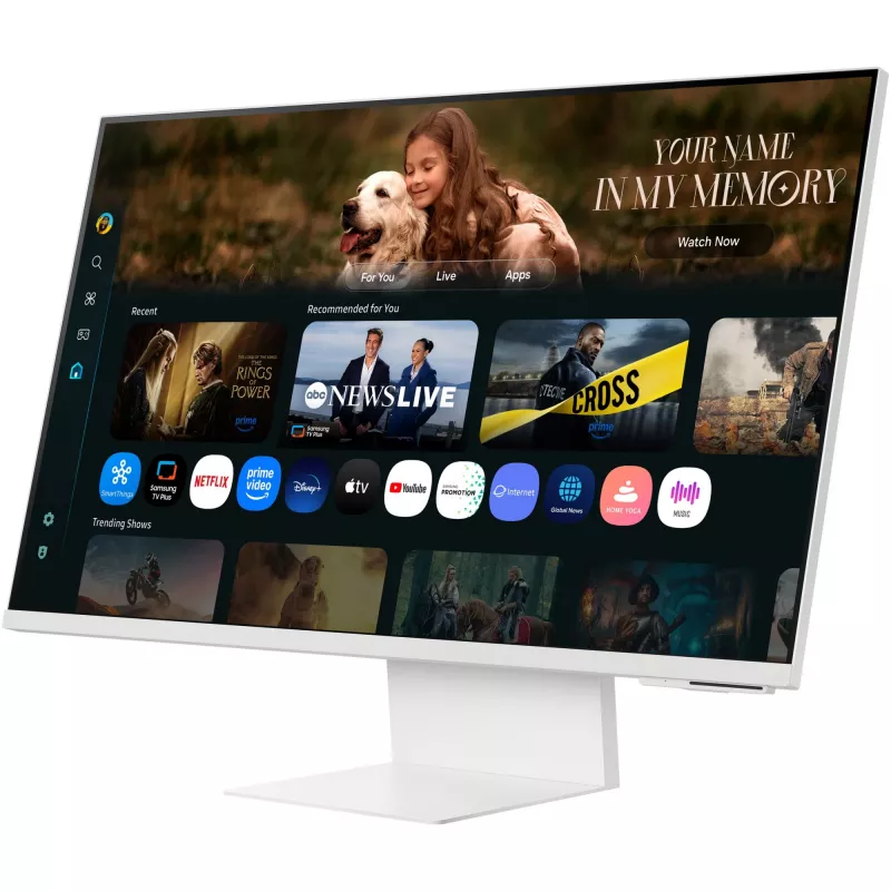 LCD monitors SAMSUNG LS32FM801UUXDU 32 inch Smart 4K VA balts