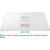 LCD monitors SAMSUNG LS32FM801UUXDU 32 inch Smart 4K VA balts